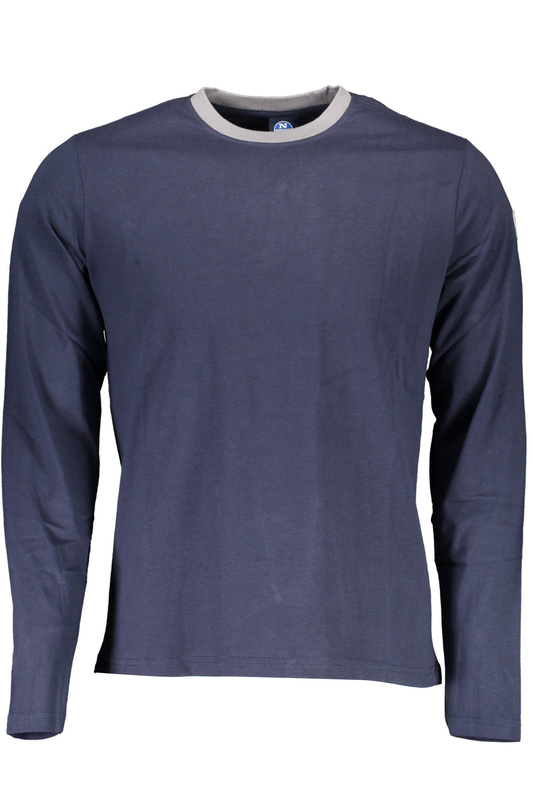 NORTH SAILS NIEBIESKI MĘSKI T-SHIRT Z DŁUGIM RĘKAWEM