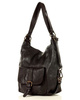 Torba skórzana dla wymagających z opcją plecak old school leather bag - MARCO MAZZINI czarny