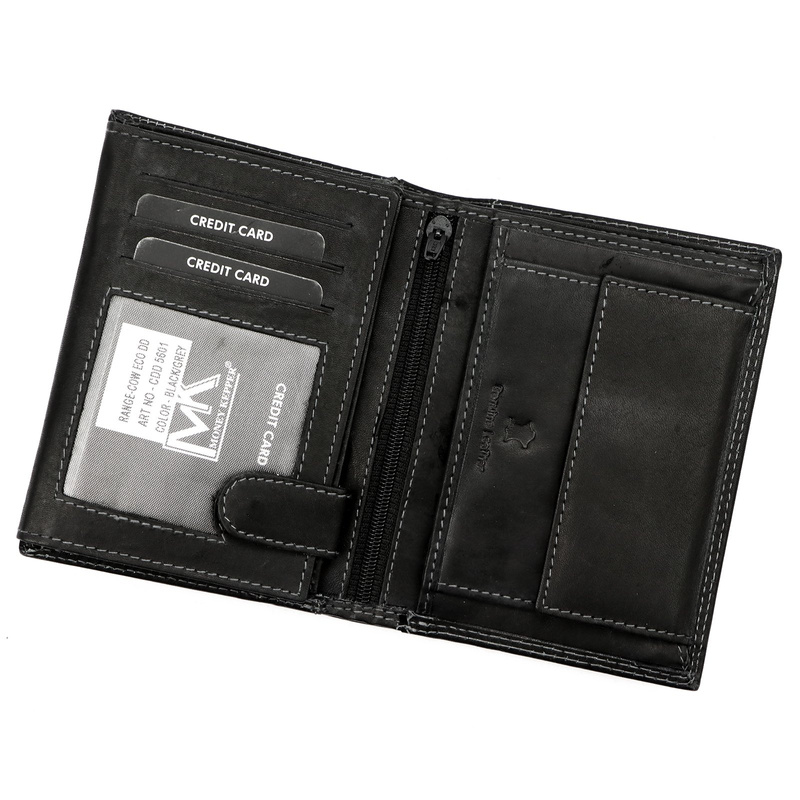 Skórzany męski portfel Money Kepper CDD 5601 REBEL VINTAGE