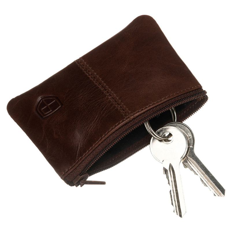 Skórzana, brązowa torba męska na ramię - Peterson