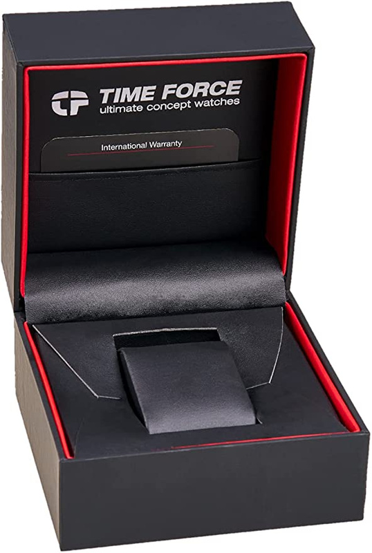 Zegarek TIME FORCE TF1821M-02M. Kwarcowy, Kolor czarny. Unisex.