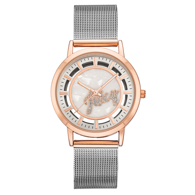Zegarek JUICY COUTURE JC1217WTRT. Kwarcowy, Kolor srebrny. Kobieta.