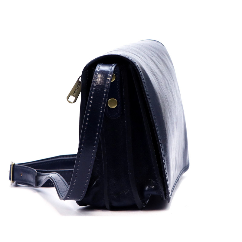 Florence damska listonoszka 3 komory torebka na ramię skóra naturalna