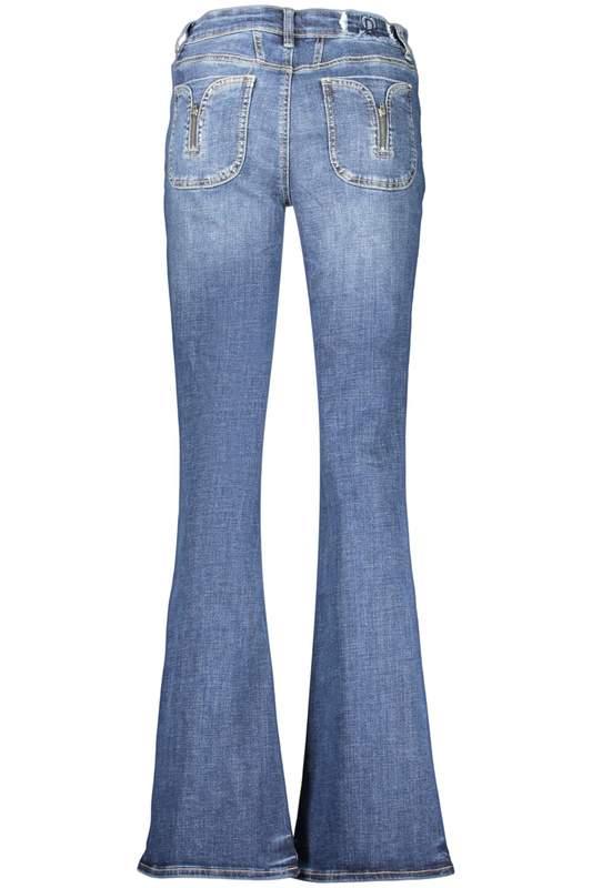 Niebieskie jeansy damskie Desigual Lindsay