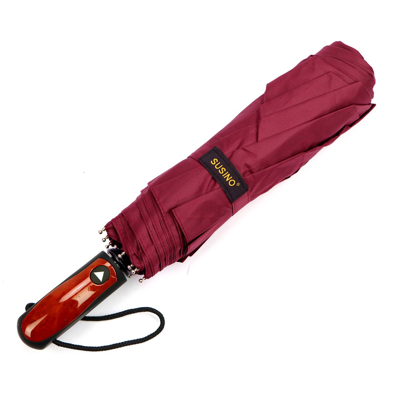 Gregorio mocny parasol automatyczny wytrzymały składany z rączką