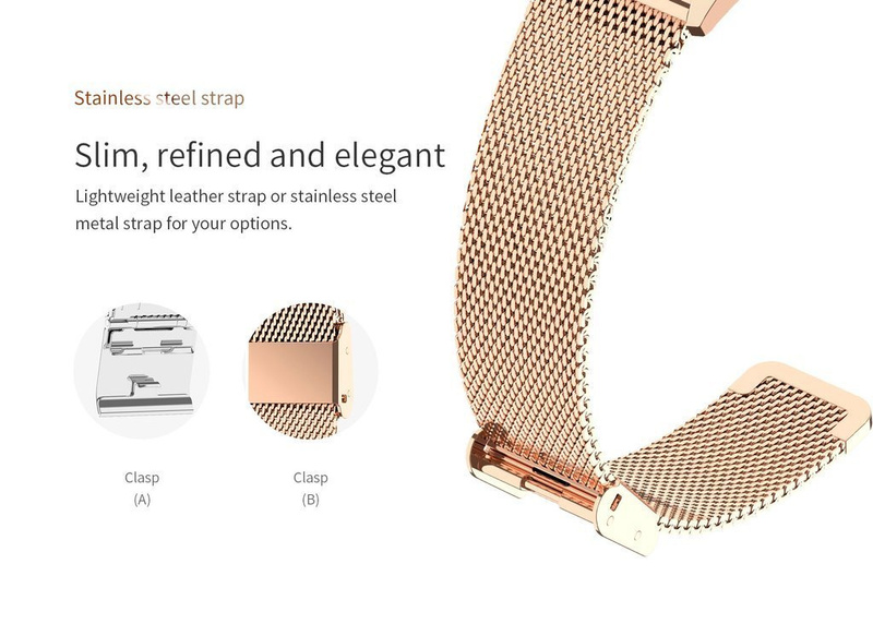 SMARTWATCH DAMSKI G. Rossi G.RSWBF1-4D2-2 rosegold/black (sg001f) + DODATKOWY PASEK