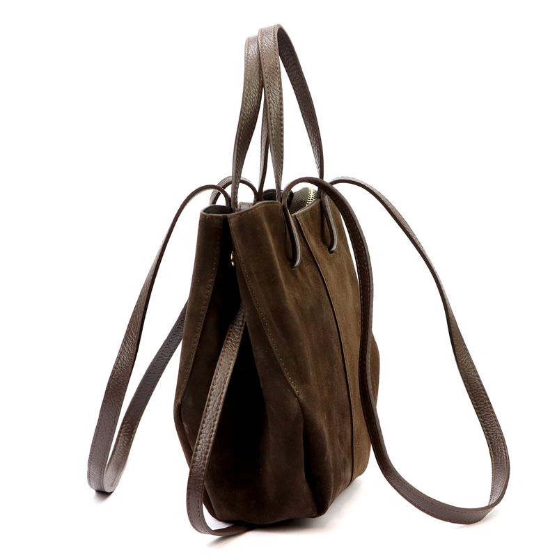 Luka Skórzana pojemna Stylowa damska shopperbag torebka na ramię