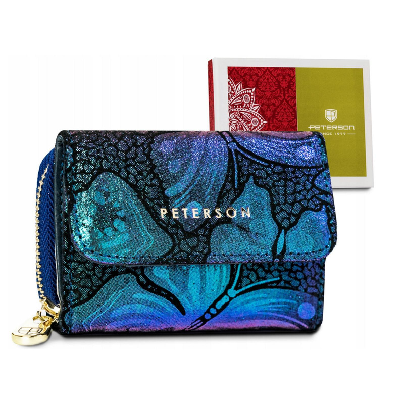 Skórzany damski portfel Peterson PTN 423229-ONBF