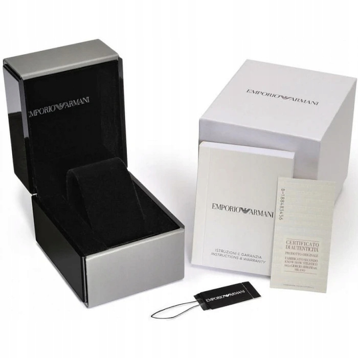 ZEGAREK MĘSKI EMPORIO ARMANI AR11391 - MARIO (zi017e) + BOX