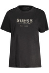 DAMSKA KOSZULKA Z KRÓTKIM RĘKAWEM GUESS JEANS CZARNA