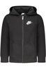 CZARNA BLUZA DZIECIĘCA NIKE Z ROZPINANYM NA ZAMEK