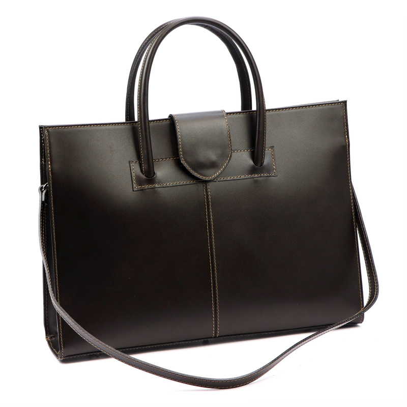 Camilla damski kuferek torba na dokumenty do pracy skóra naturalna duża