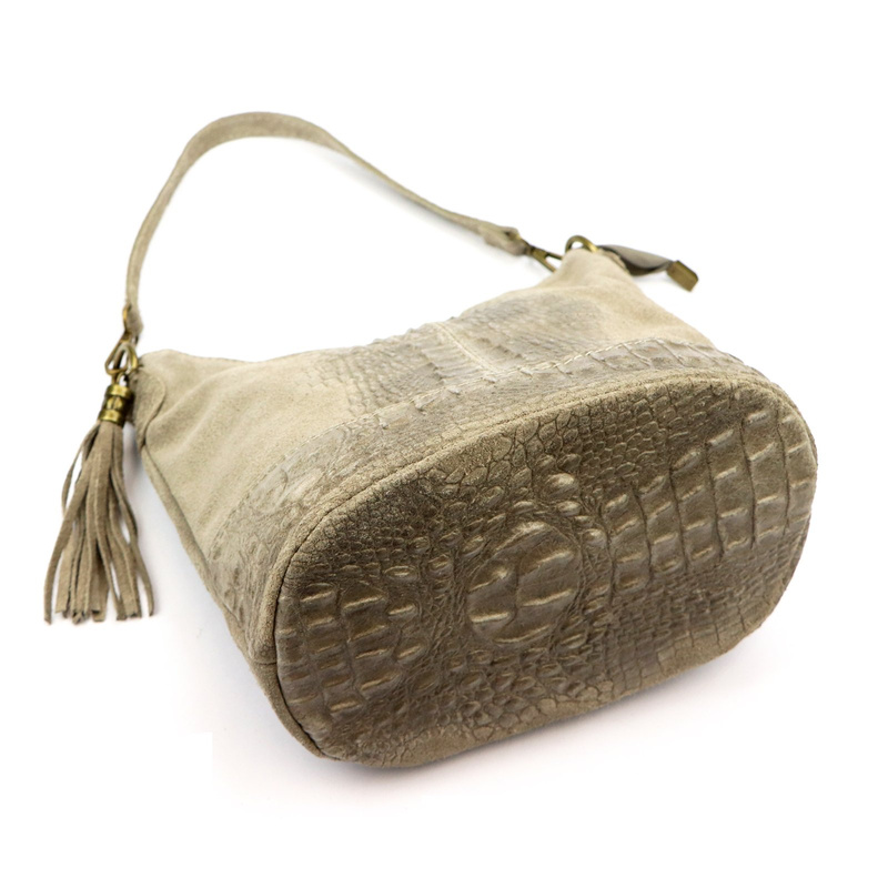 Damska torebka ze skóry naturalnej Luka 26-027 CROCO