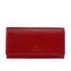 Duży czerwony portfel damski Canaletto ze skóry garbowanej roślinnie  PD1602s165 GR RFID