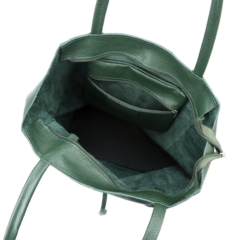 Shopperbag damska skórzana na ramię duża MiaMore