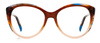 Okulary MISSONI MIS-0094-EX4. Okulary, Kolor brązowy. Kobieta.