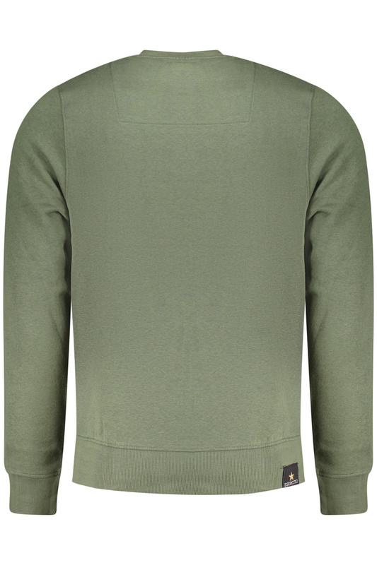 MĘSKA BLUZA Z ROZPINANYM NA ZAMEK AKADEMII WOJSKOWEJ, ZIELONA