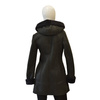 Bukowski Damski kożuch skórzany "Celina" zapinany na zamek z kapturem