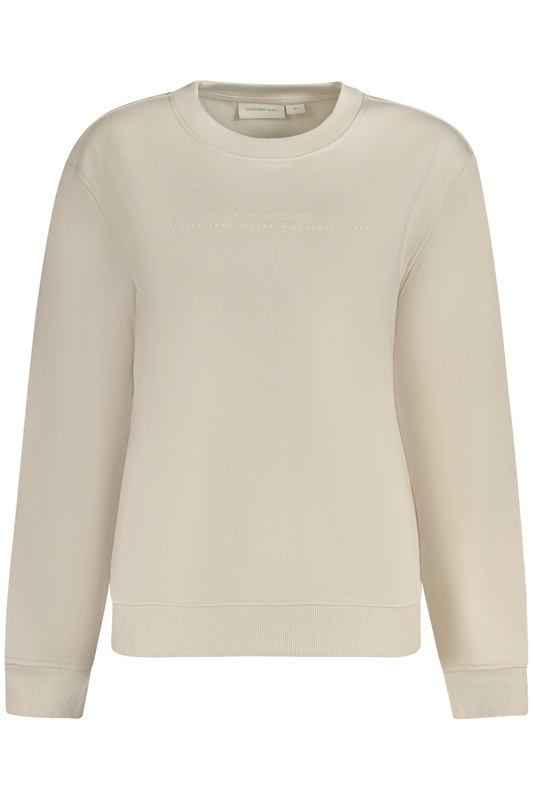 CALVIN KLEIN BLUZA BEZ ZAMKA DAMSKA BEŻOWA