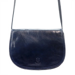 Florence Skórzana damska listonoszka przez ramię dwie komory kieszenie