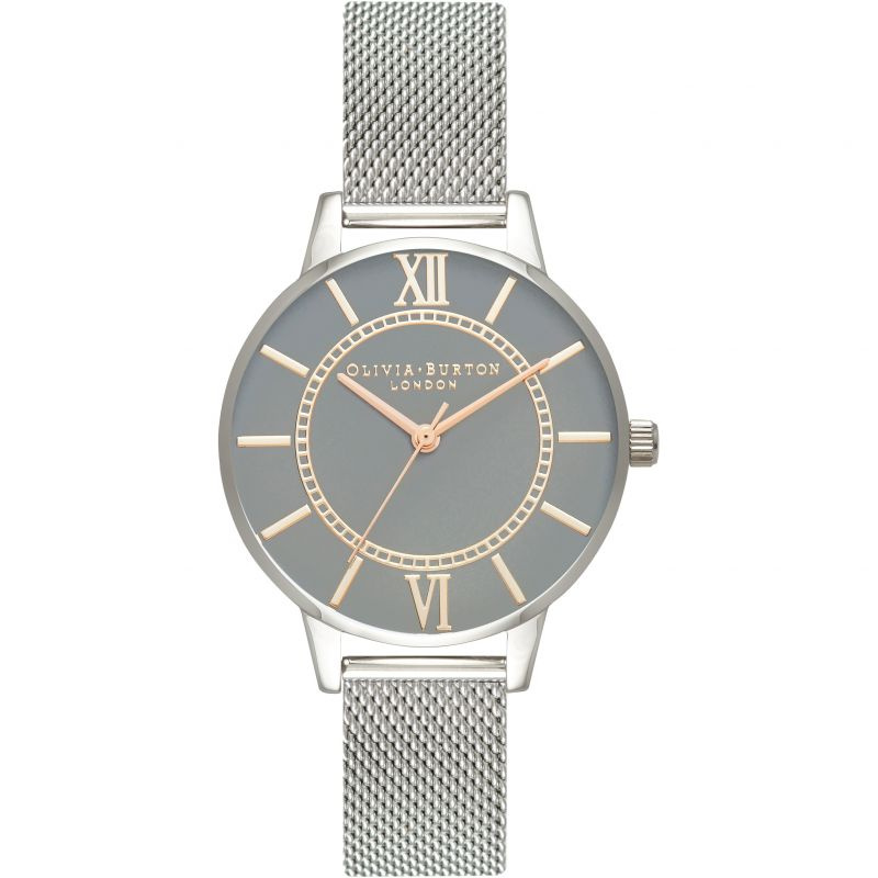 Zegarek OLIVIA BURTON OB16WD86. Kwarcowy, Kolor szary. Kobieta.