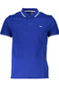 NIEBIESKA KOSZULKA POLO Z KRÓTKIM RĘKAWEM, MĘSKA HARMONT&BLAINE