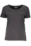 T-SHIRT SCERVINO STREET DAMSKI Z KR�TKIM R�KAWEM CZARNY