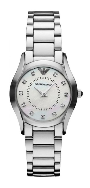 Zegarek ARMANI AR3168. Kwarcowy, Kolor biały. Kobieta.