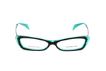Okulary ALEXANDER MCQUEEN AMQ4163R2K. Okulary, Kolor czarny szary turkusowy. Kobieta.