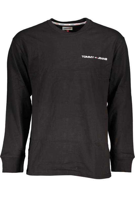 MĘSKI T-SHIRT Z DŁUGIM RĘKAWEM TOMMY HILFIGER CZARNY