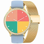 SMARTWATCH DAMSKI GRAVITY GT5-4 - DODATKOWY PASEK (sg043d)