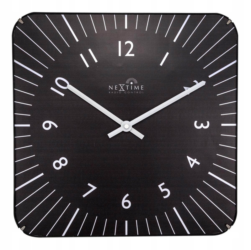 Zegarek NEXTIME 3240ZW. Zegar ścienny, Kolor czarny. Unisex.