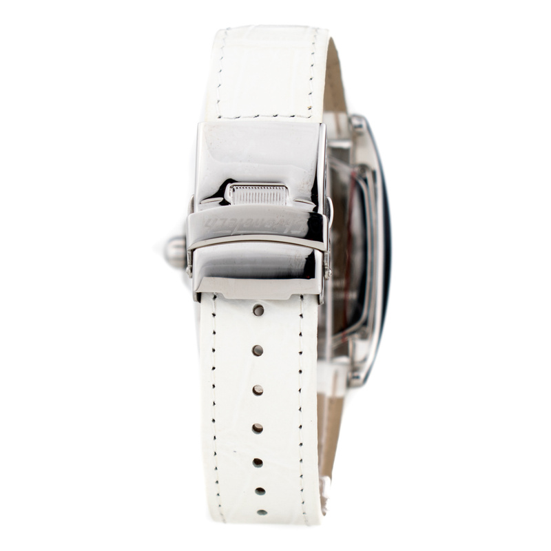 Zegarek CHRONOTECH CT7274M-07. Kwarcowy, Kolor biały. Kobieta.