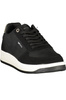 Czarne sneakersy damskie GAS Gaw 624212 – srebrne detale