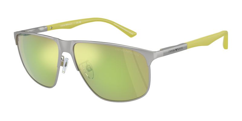 Okulary EMPORIO ARMANI EA2094-30458N. Okulary przeciwsłoneczne, Kolor szary. Mężczyzna.