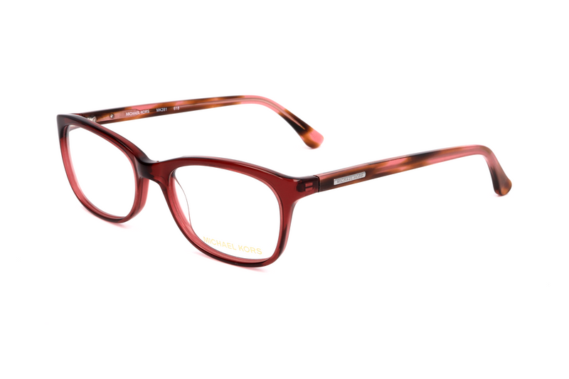 Okulary MICHAEL KORS MK281618. Okulary, Kolor BURGUNDY. Kobieta.