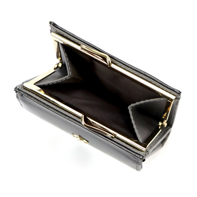 Lakierowana mała damska portmonetka Milano Design