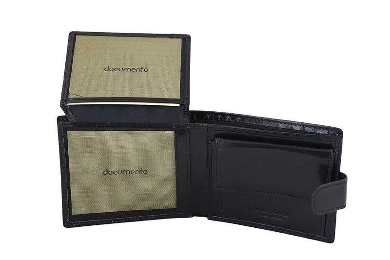 Portfel męski skórzany Barberinis - Brązowy