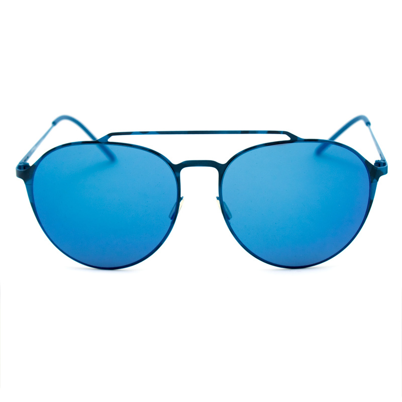 Okulary ITALIA INDEPENDENT 0221-023-000. Okulary przeciwsłoneczne, Kolor niebieski. Kobieta.
