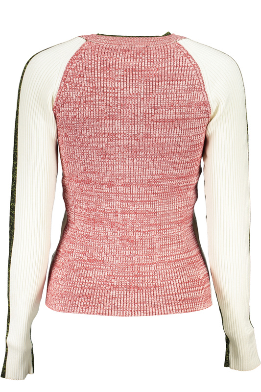 BIA�Y SWETER DESIGUAL DAMSKI