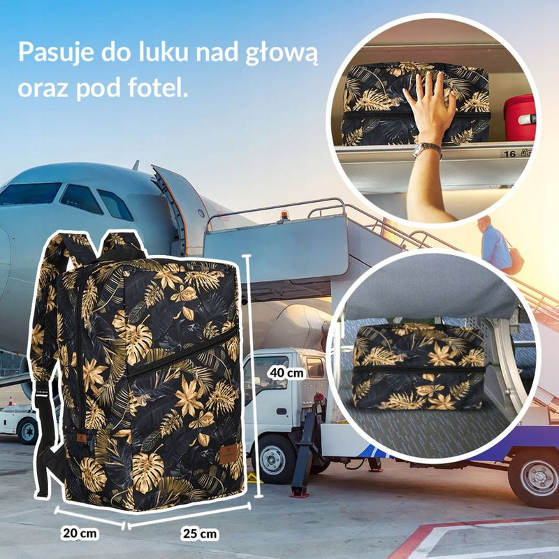 Materiałowy plecak męski Peterson PTN PLEC-02