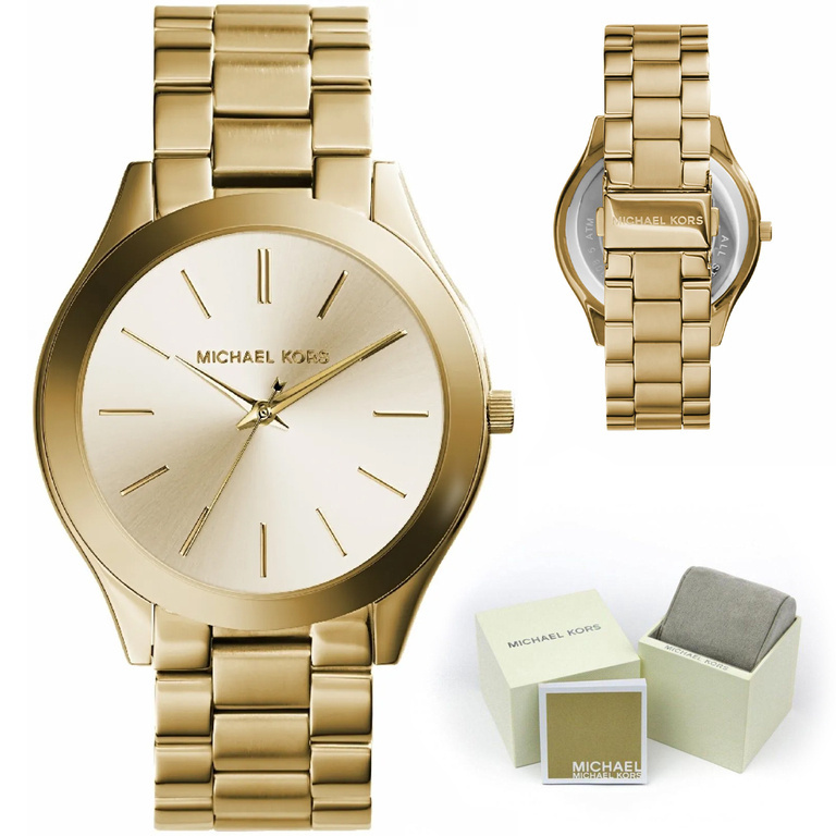 ZEGAREK DAMSKI Michael Kors Slim Runway MK3494 + BOX