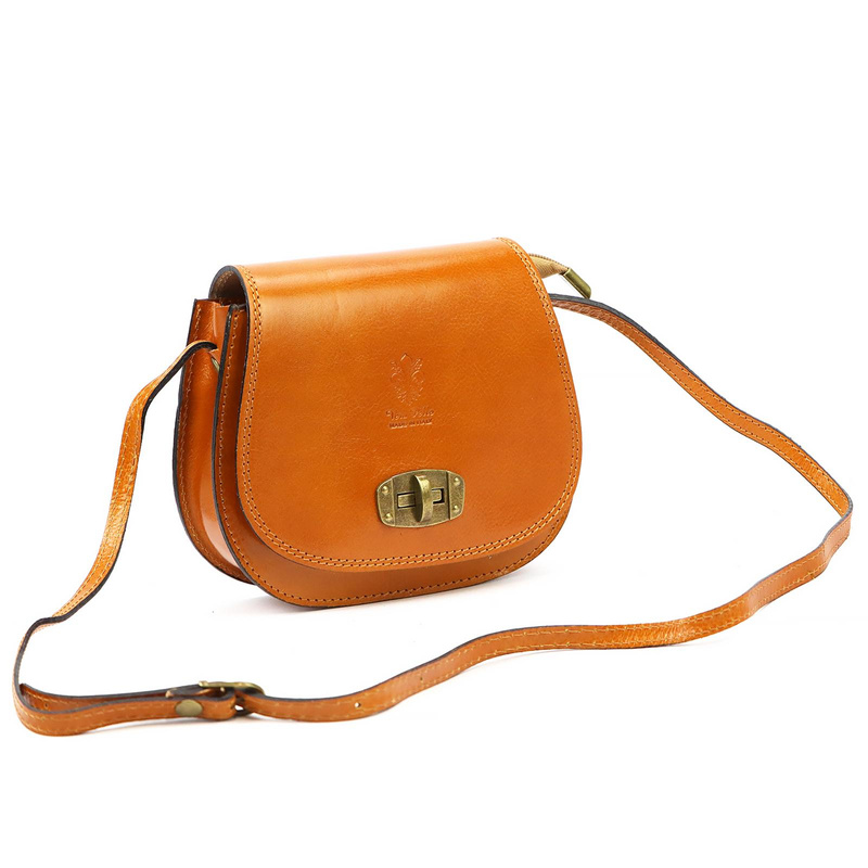 Gregorio Klasyczna damska listonoszka skóra naturalna torebka na ramię