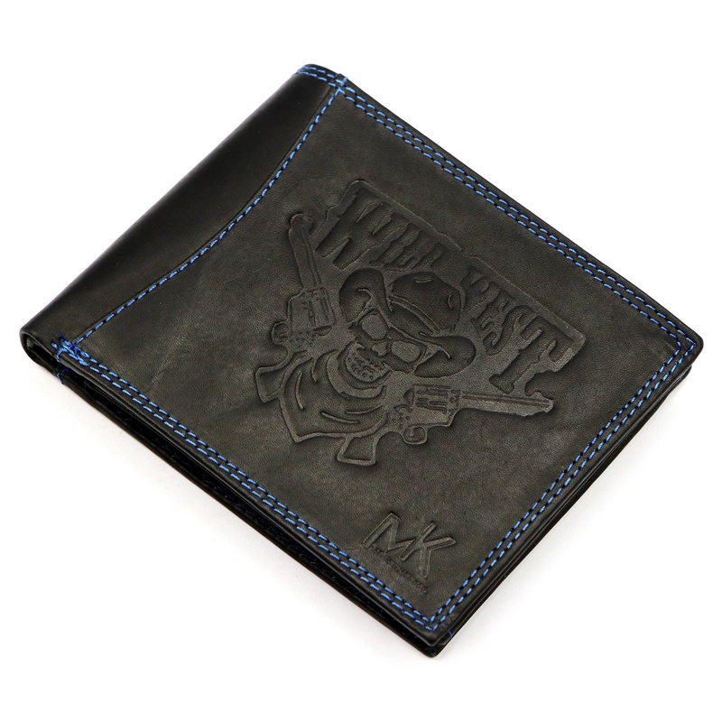 Skórzany męski portfel Money Kepper CDD 5600 WILD WEST