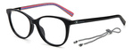 Okulary M MISSONI MMI-0006-807. Okulary, Kolor czarny. Kobieta.