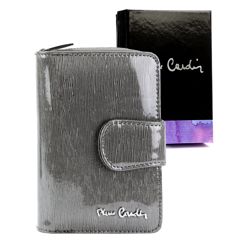 Zgrabny Skórzany damski portfel od Pierre Cardin