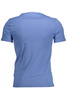 T-SHIRT MĘSKI Z KRÓTKIM RĘKAWEM GUESS JEANS NIEBIESKI