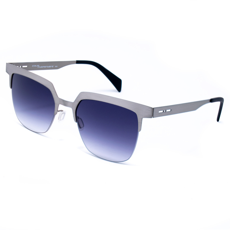 Okulary ITALIA INDEPENDENT 0503-075-075. Okulary przeciwsłoneczne, Kolor srebrny. Unisex.