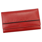 Skórzany duży damski portfel Albatross z RFID