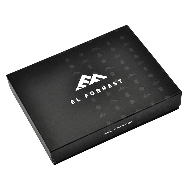 Duży Wizytownik skórzany etui EL FORREST z RFID